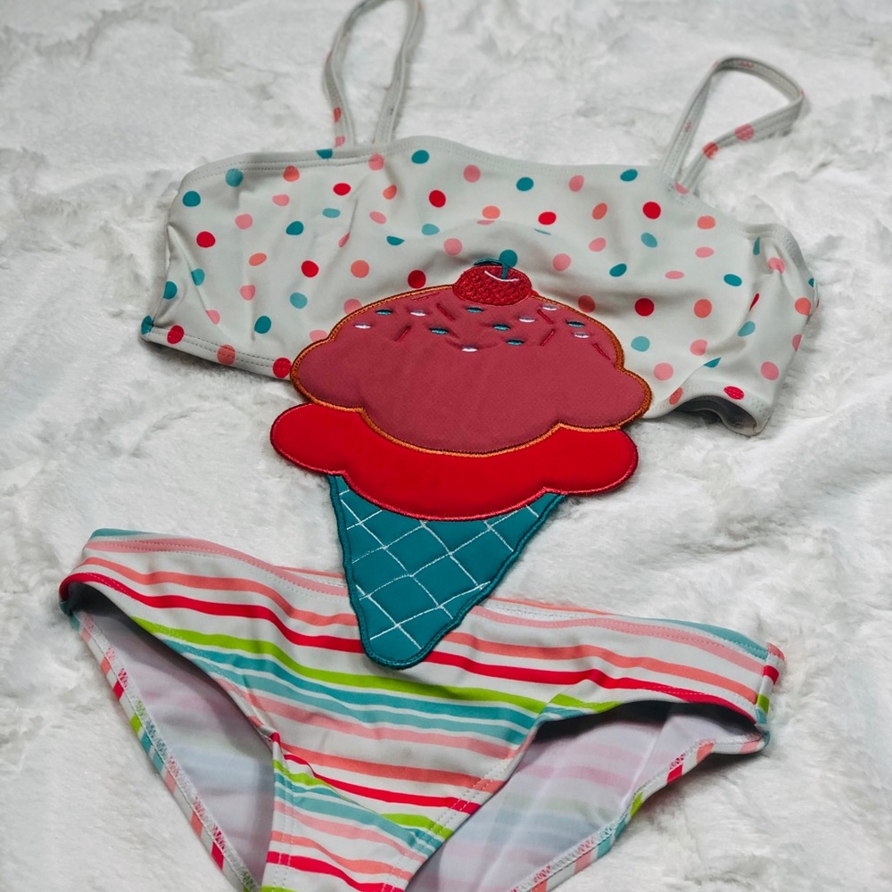 Ice Cream Children’s Bathing Suit 7 - Picture 4 of 8